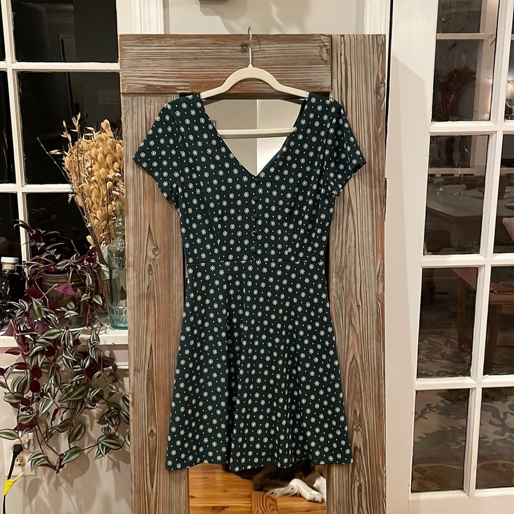 Fun short sleeve, flowy dress